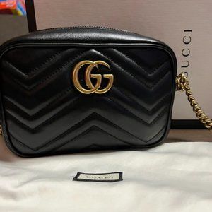 Gucci -Authentic bag- GG Marmont mini shoulder bag- used